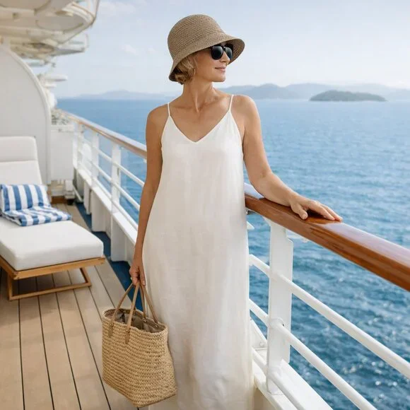 Vintage San Diego Hat Co Paper Braid Cloche Hat – Coastal Grandma Resort Sun Hat - Picture 1 of 13